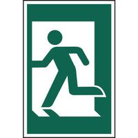 Man Running Left Sign