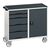Bott Verso mobile cabinet with cupboard and 5 drawers