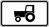 Verkehrszeichen VZ 1010-61 Kraftfahrzeuge und Züge, die nicht schneller, als 25 km/h fahren können oder dürfen 231 x 420, 2mm flach, RA 1