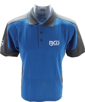 BGS 90036 Polo Shirt 3 Loch Knopfleiste Comfort Fit Größe XXL mit BGS Logo