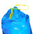 Worki na odpadki śmieci LDPE 35 mikr wiązane rolka 25szt. - niebieskie 110L