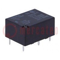 Relay: electromagnetic; SPST-NO; Ucoil: 12VDC; Icontacts max: 10A