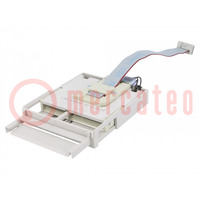 Connector: for cards; Smart Card; semi-automatic; screw; 12VDC