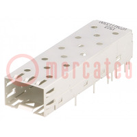 EMC shield for socket; Application: SFP connectors