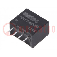 Converter: DC/DC; 1W; Uin: 43.2÷52.8V; Uout: 15VDC; Iout: 67mA; SIP4