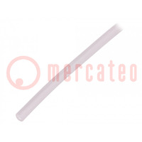 Insulating tube; silicone; transparent; -50÷200°C; Øint: 1mm