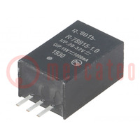 Convertisseur: DC/DC; 15W; Ud'entrée: 20÷32V; Ubase: 15VDC; SIP3