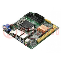 Mini-ITX alaplap; LGA1151 kompatibilis; 170x170mm; 12VDC; DDR4