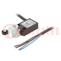 Limit switch; NO + NC; 10A; max.240VAC; lead 1m; IP67; -25÷70°C