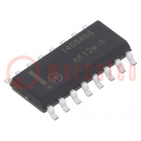 IC: digital; 8bit,shift and store; CMOS; SMD; SO16; 3÷18VDC