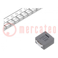 Inductor: wire; SMD; 33uH; 7.6A; 68.5mΩ; ±20%; 10.7x10x5.4mm; ETQP5M