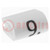 Markers; Marking: 9; 3.8÷6.3mm; PVC; white; -45÷70°C; leaded