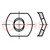 Ring; veerring; M4; h=3mm; verenstaal; Bedekking: zwart verzinkt