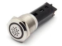 BUZZER - ROESTVRIJ STAAL - VOOR INBOUW - 19mm