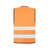 Korntex Hochwertige Warnweste fluoreszierend orange mit zwei Reflexstreifen und Klettverschluss Größen: M - 3XL Version: M - Größe: M