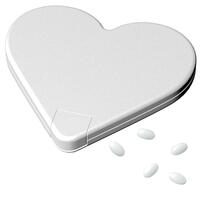 Artikelbild Distributeur de pastilles de menthe "Coeur", blanc