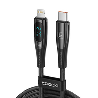 TOOCKI CÂBLE DE CHARGEMENT USB C-L, 1M, PD 27W - NOIR TXCTL-XY205