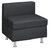Module droit pour canapé Rubic modulable - noir