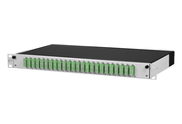 OpDAT slide Patchfeld splice 24xSC-D APC OS2