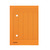 Umlaufmappe, Manila-RC-Karton, 250 g/qm, für DIN A4, orange