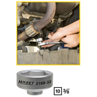 Ölfilter-Schlüssel 2169-32 - Vierkant hohl 10 mm (3/8 Zoll) - Außen-Sechskant P