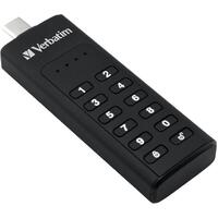 USB-Stick 128GB Verbatim 3.2 Typ C Keypad Secure Drive AES