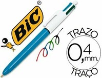 Bolígrafo Clásico AZUL Bic cuatro colores -1 unidad