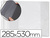 FORRA LIBROS PVC AJUSTABLE ADHESIVO CON SOLAPA (280X530 MM) DE APLI -25 UNIDADES