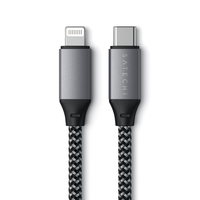 Satechi ST-TCL10M cable USB 0,25 m USB C USB C/Lightning Negro, Gris