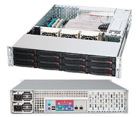 Supermicro SuperChassis 826E16-R500LPB Rack Black 500 W