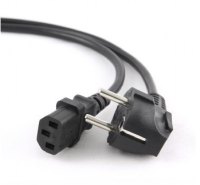 Gembird PC-186 kabel zasilające Czarny 1,8 m CEE7/4 C14 panel