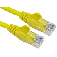 Cables Direct 5m Economy Gigabit Networking Cable - Yellow