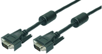 LogiLink 20m VGA M/M câble VGA VGA (D-Sub) Noir