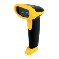 Wasp WWS500 Freedom Cordless Barcode Scanner CCD Gelb