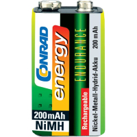 Conrad 251055 huishoudelijke batterij Oplaadbare batterij 9V Nikkel-Metaalhydride (NiMH)