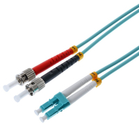 Helos 3m OM3 LC/ST InfiniBand/fibre optic cable Turkoois