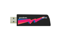 Goodram UCL3 USB flash meghajtó 64 GB USB A típus 3.2 Gen 1 (3.1 Gen 1) Narancssárga, Fekete, Rózsaszín, Kék