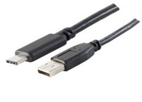 shiverpeaks BS77143-1.8 câble USB 1,8 m USB A USB C Noir