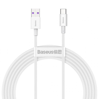 Baseus CATYS-A02 cable USB 2 m USB A USB C Blanco