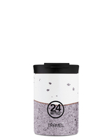 24Bottles Travel Tumbler Tägliche Nutzung 350 ml Edelstahl Violett, Weiß