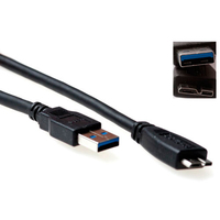 ACT SB3029 USB Kabel 1 m USB 3.2 Gen 1 (3.1 Gen 1) USB A Micro-USB B Schwarz
