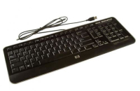 HP 435384-181 tastiera USB AZERTY Nero