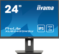 iiyama ProLite XUB2495WSU-B7 monitor komputerowy 61 cm (24") 1920 x 1200 px 4K Ultra HD LED Czarny