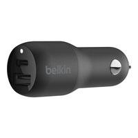 Belkin F7U100BTBLK oplader voor mobiele apparatuur Zwart Auto
