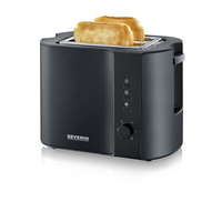 Severin AT 9552 Toaster 2 Scheibe(n) 800 W Schwarz