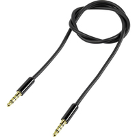 SpeaKa Professional SP-7870120 cable de audio 1 m 3,5mm Negro