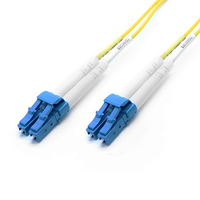 Cablenet 2m OS2 9/125 LC-LC Duplex Yellow LSOH 1.8mm Minizip Fibre Patch Lead