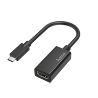 Hama 00200315 video kabel adapter USB Type-C HDMI Zwart