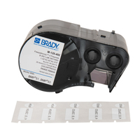 Brady M-120-492 etichetta per stampante Nero, Bianco Etichetta per stampante autoadesiva