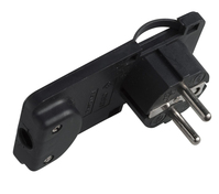 Microconnect PESCHPLUG-B power plug adapter Type F Black